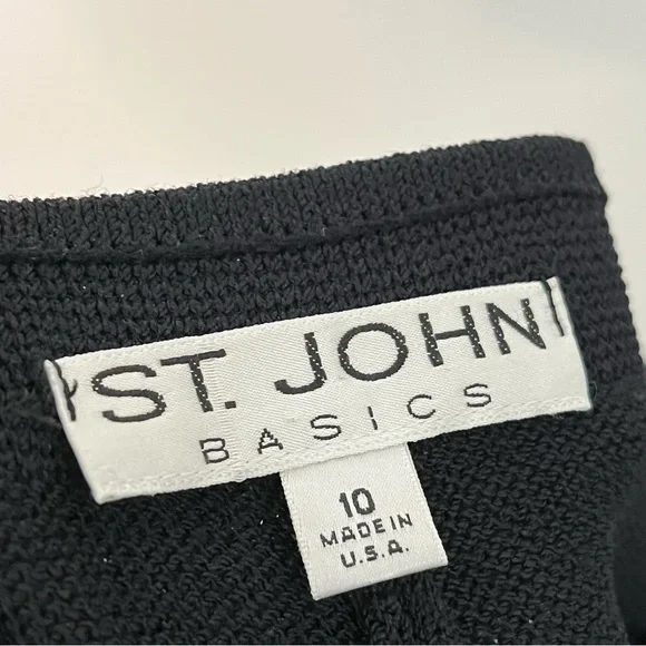 St. John 10 Santana Knit Basics Pull On Elastic 0556 Waist with Pockets Pants
